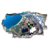 Vinilo 3d vuelo con traje